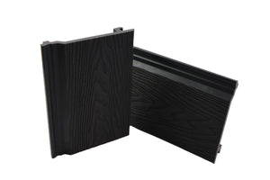 2.9m Black/Charcoal Wood Effect Composite Cladding
